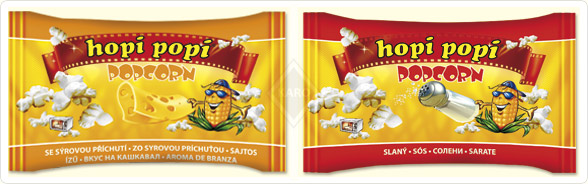 Popcorn Hopi-Popi o smaku sera oraz solony